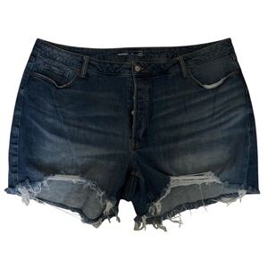 Old Navy Blue Jean Shorts Distressed Frayed Hem